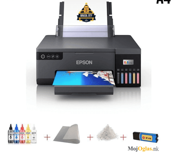 DTF PRINTER A4 FORMAT EPSON L8050 KOMPLET SET